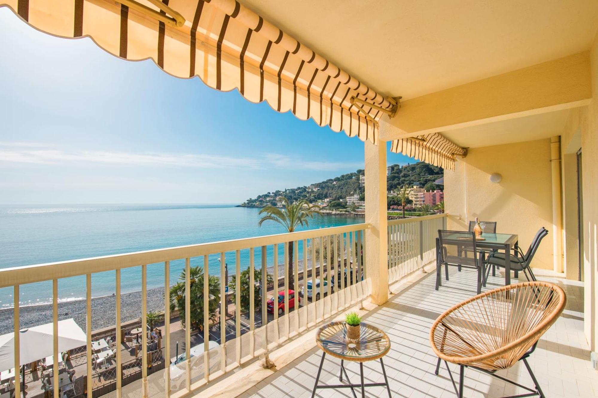 Roquebrune Plage - Terrace Splendid Sea View - BW Екстериор снимка